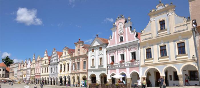 Ubytovani U Seniglu Otel Telč Dış mekan fotoğraf